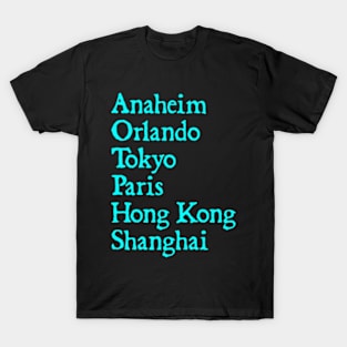 6 Magical Cities T-Shirt